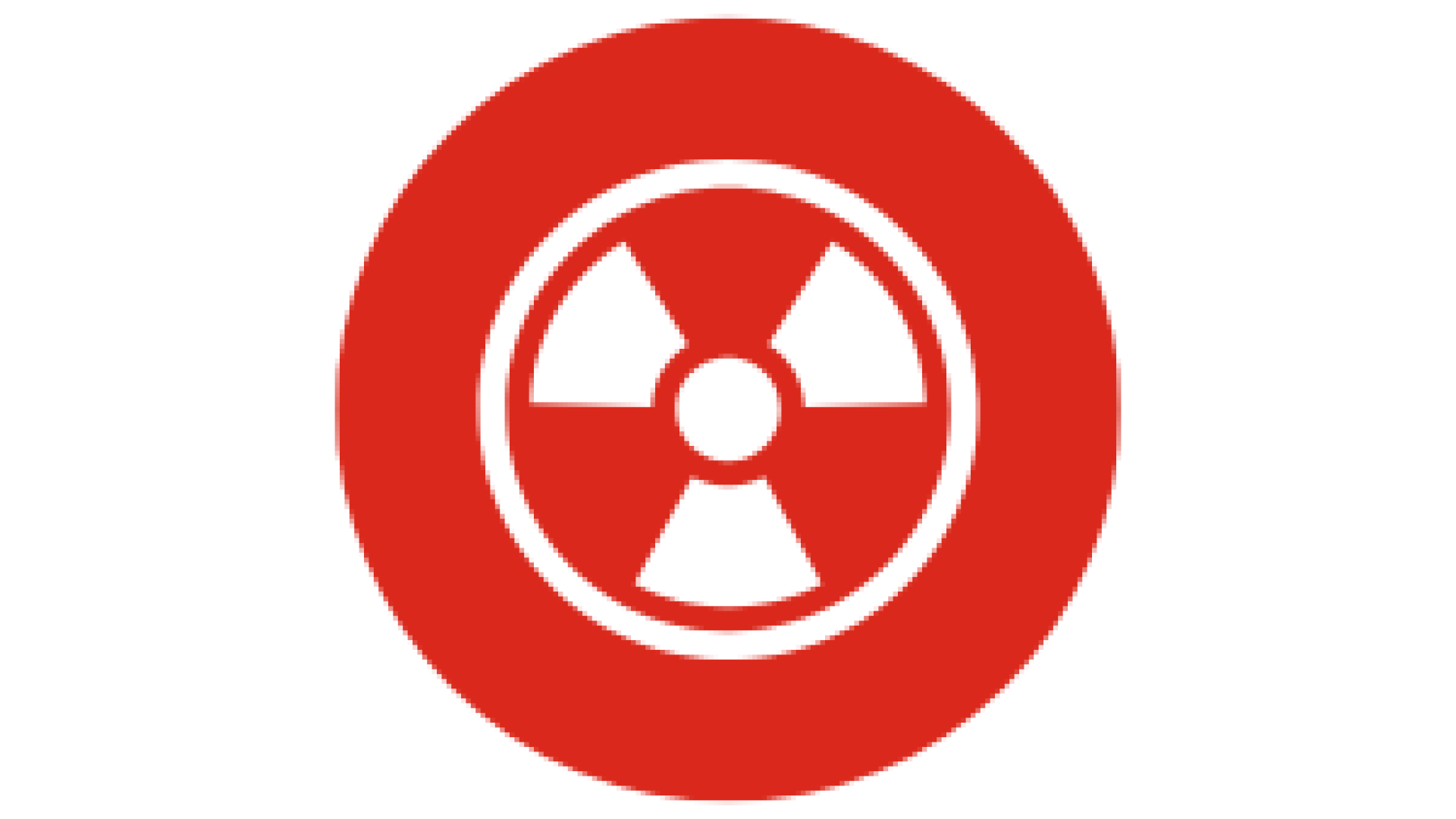 hazardous waste icon in a red circle