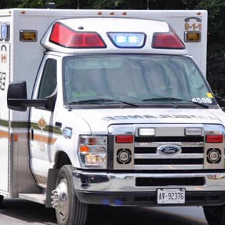 Paramedics Truck on a street